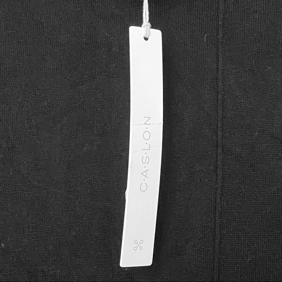 NEW Caslon Nordstrom Turtleneck Tunic Lightweight Soft Knit Sweater in Black XS - Picture 5 of 8